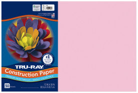 Tru-Ray Construction Paper 9x12 Holiday Red