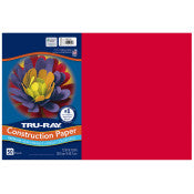 Tru-Ray® Construction Paper, Festive Red, 50 Sht/Pk, Various Sizes (Pacon)