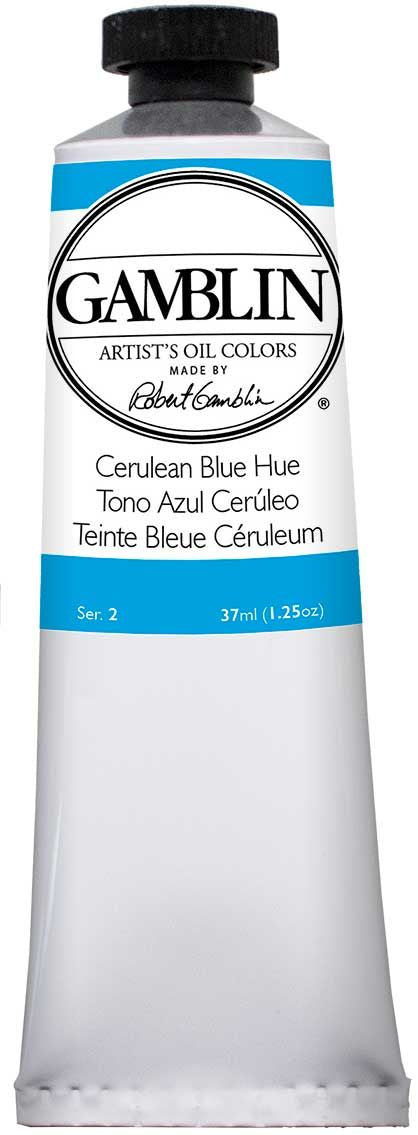 Gamblin 1980 Oil Colors 37ml Cerulean Blue