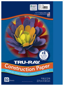Tru-Ray® Construction Paper, Blue (Pacon)